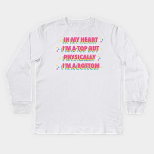 Pansexual Top/Bottom Kids Long Sleeve T-Shirt